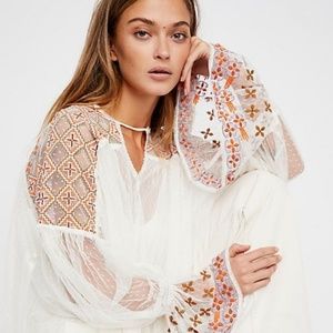 🍍🌊HOST PICK Free People Sheer Boho Tunic🌊🍍